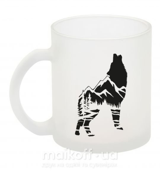 Чашка стеклянная Forest wolf Фроузен фото