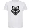 Дитяча футболка Screaming wolf Білий фото