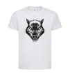 Детская футболка Screaming wolf Белый фото