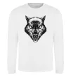 Світшот Screaming wolf Білий фото