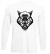 Лонгслив Screaming wolf Белый фото