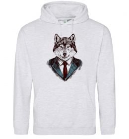 Жіноча толстовка (худі) Вовк в краватці