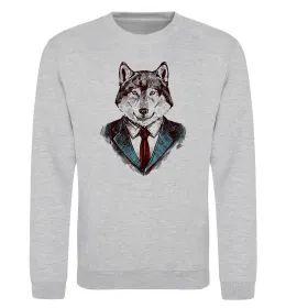 Світшот Multicolor wolf Чорний фото