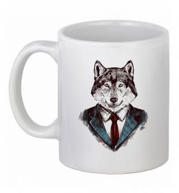Чашка керамическая Вовк в краватці