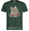 Мужская футболка Волк в цветах Темно-зеленый фото