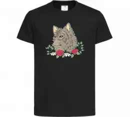 Детская футболка Смішний вовк Белый фото