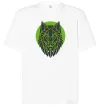 Футболка Оверсайз Round wolf Белый фото