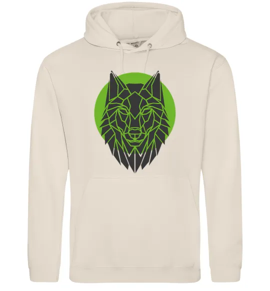 Женская толстовка (худи) Round wolf Таш фото