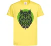 Детская футболка Round wolf Лимонный Детская футболка Round wolf Лимонный фото