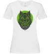 Женская футболка Round wolf Белый фото