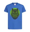 Дитяча футболка Round wolf Яскраво-синій фото