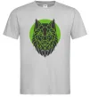 Чоловіча футболка Round wolf Сірий фото