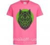 Детская футболка Round wolf Ярко-розовый фото