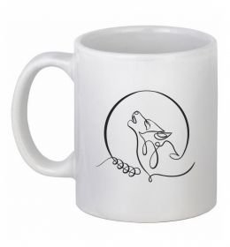 Чашка керамічна Wolf curves