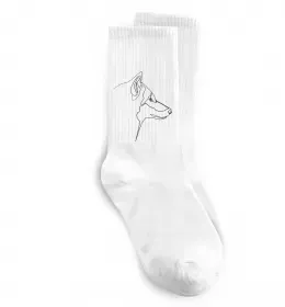 Носки Вовк стрибок Белый фото