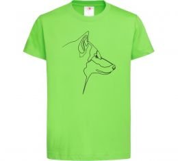 Дитяча футболка Wolf line drawing