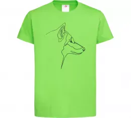 Детская футболка Смішний вовк Белый фото