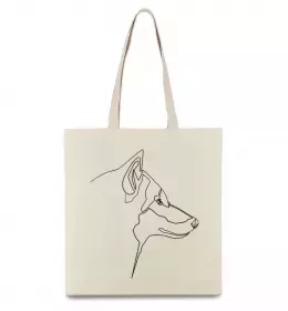 Эко-сумка Вовк мозаїка Черный фото