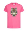 Детская футболка Multicolor wolf Ярко-розовый фото