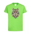 Детская футболка Multicolor wolf Лаймовый фото