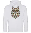 Женская толстовка (худи) Multicolor wolf Серый меланж фото