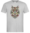 Чоловіча футболка Multicolor wolf Сірий фото