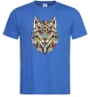 Чоловіча футболка Multicolor wolf Яскраво-синій фото