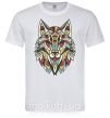 Чоловіча футболка Multicolor wolf Білий фото