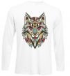 Реглан Multicolor wolf Білий фото