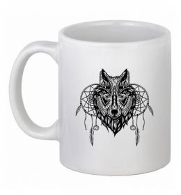 Чашка керамічна Індіанський вовк Чашка керамічна Індіанський вовк