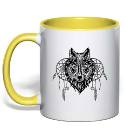 Чашка с цветной ручкой Чашка с цветной ручкой