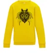 Детский Свитшот Індіанський вовк Солнечно желтый фото