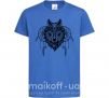 Дитяча футболка Индианский волк Яскраво-синій фото