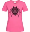 Женская футболка Індіанський вовк Ярко-розовый Женская футболка Індіанський вовк Ярко-розовый фото