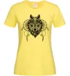 Женская футболка Індіанський вовк Лимонный Женская футболка Індіанський вовк Лимонный фото