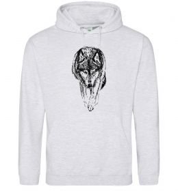 Чоловіча толстовка (худі) Вовк йде