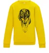 Детский Свитшот Вовк йде Солнечно желтый фото