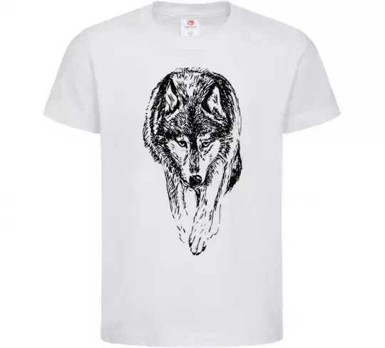Детская футболка Вовк йде Белый фото