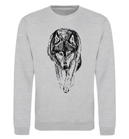 Світшот Multicolor wolf Чорний фото