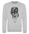 Свитшот Вовк йде Серый меланж фото