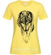 Жіноча футболка Идущий волк Лимонний фото