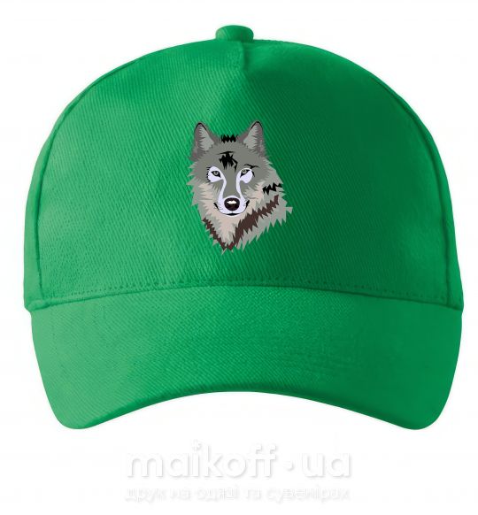 Кепка Triangle wolf Зеленый фото