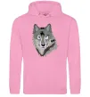 Чоловіча толстовка (худі) Triangle wolf Рожевий фото