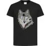 Дитяча футболка Triangle wolf Чорний фото