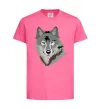 Детская футболка Triangle wolf Ярко-розовый фото