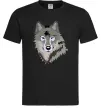Чоловіча футболка Triangle wolf Чорний фото