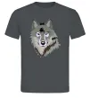 Чоловіча футболка Triangle wolf Графіт фото