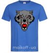Чоловіча футболка Grey wolf Яскраво-синій фото