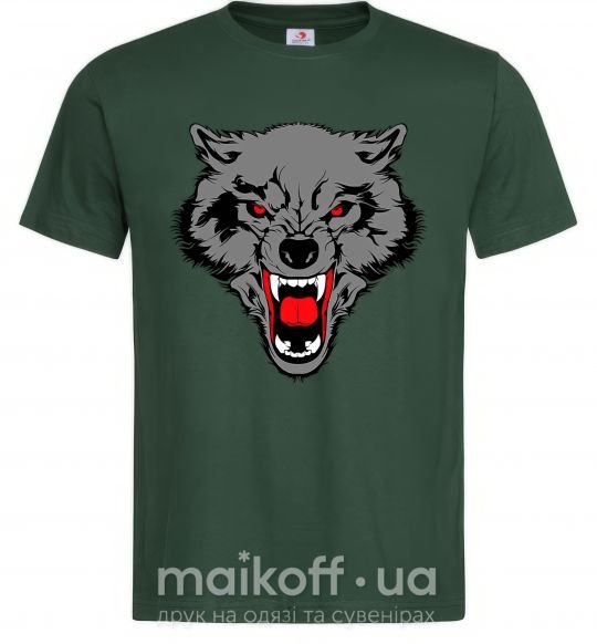Чоловіча футболка Grey wolf Темно-зелений фото
