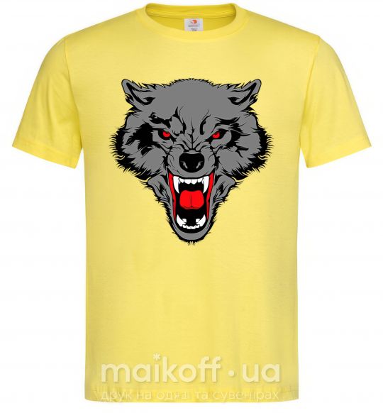Чоловіча футболка Grey wolf Лимонний фото